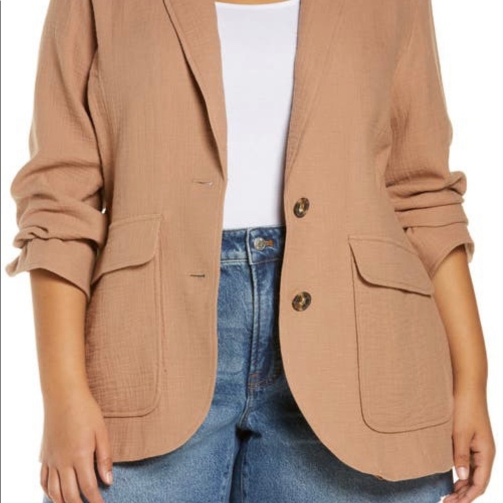 MADEWELL Plus Size Relaxed Larsen Blazer